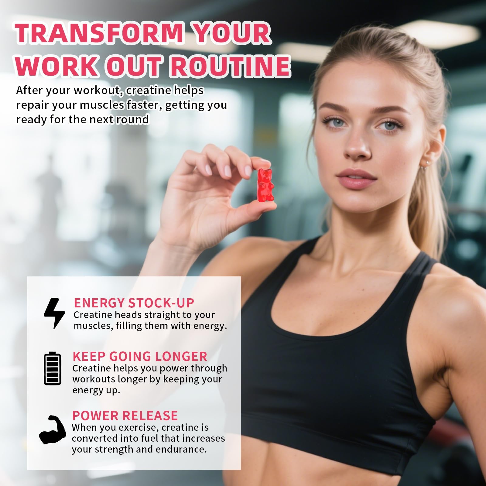 YUULAI EAA Gummies 2-Pack – 9 Essential Aminos + BCAAs, Muscle & Energy