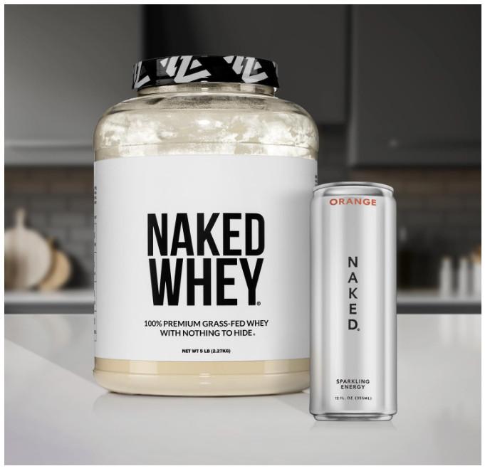 Naked Whey Vanilla Protein 24Sv Grass Fed NSF Gluten Free