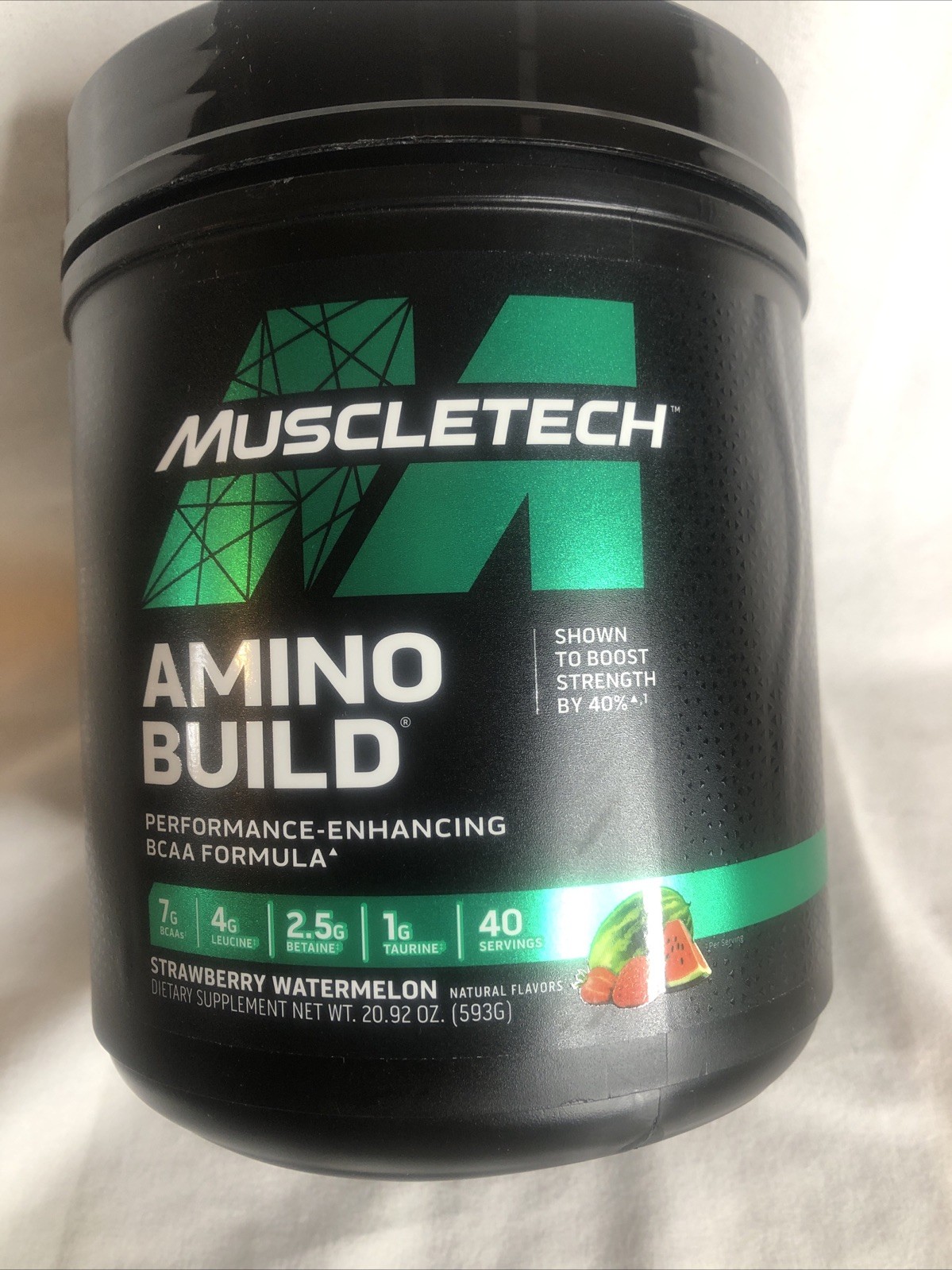 MuscleTech BCAA Powder for Men & Women, Strawberry Watermelon -Boosts Strength