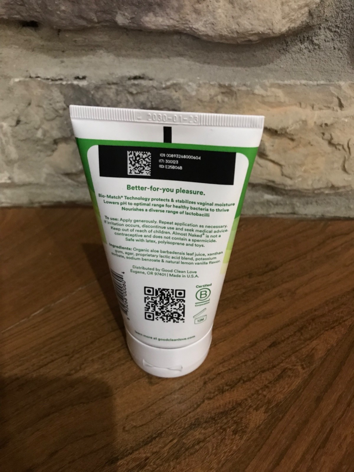 Good Clean Love Almost Naked Personal Lubricant – 4 Oz New