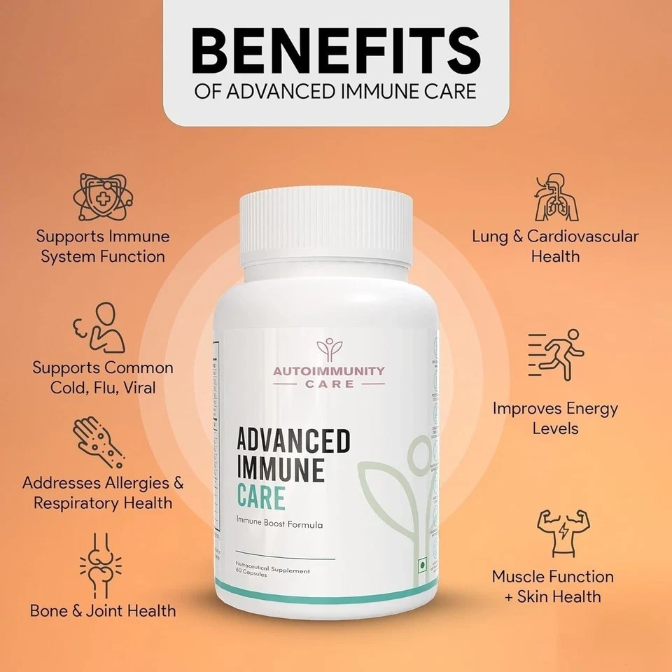 Autoimmunity Care: Advanced Immune Care – Advanced Immune Defense 60 Capsules U2