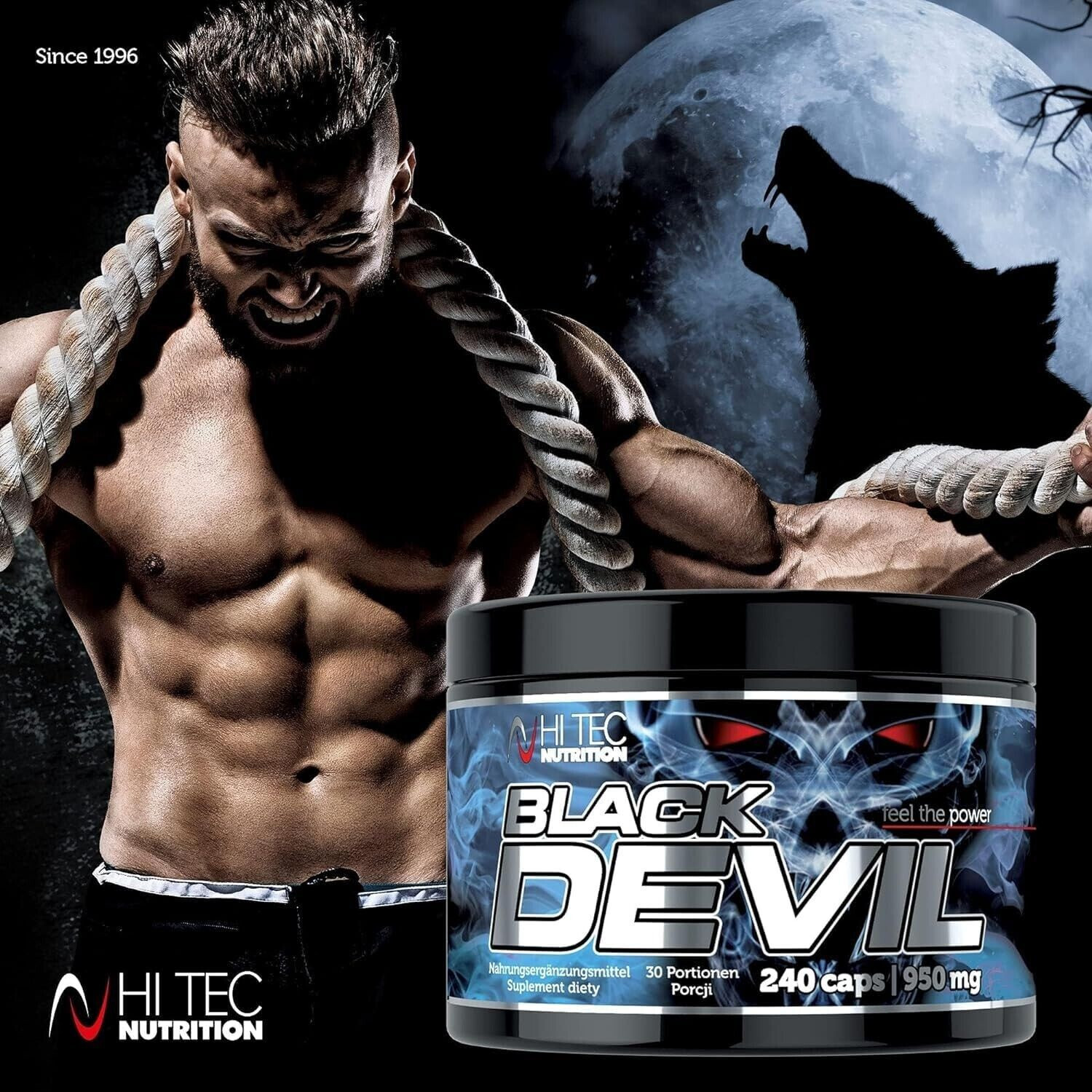 BLACK DEVIL 240 Capsules Testosterone Booster Muscle Growth Anabolic TESTO