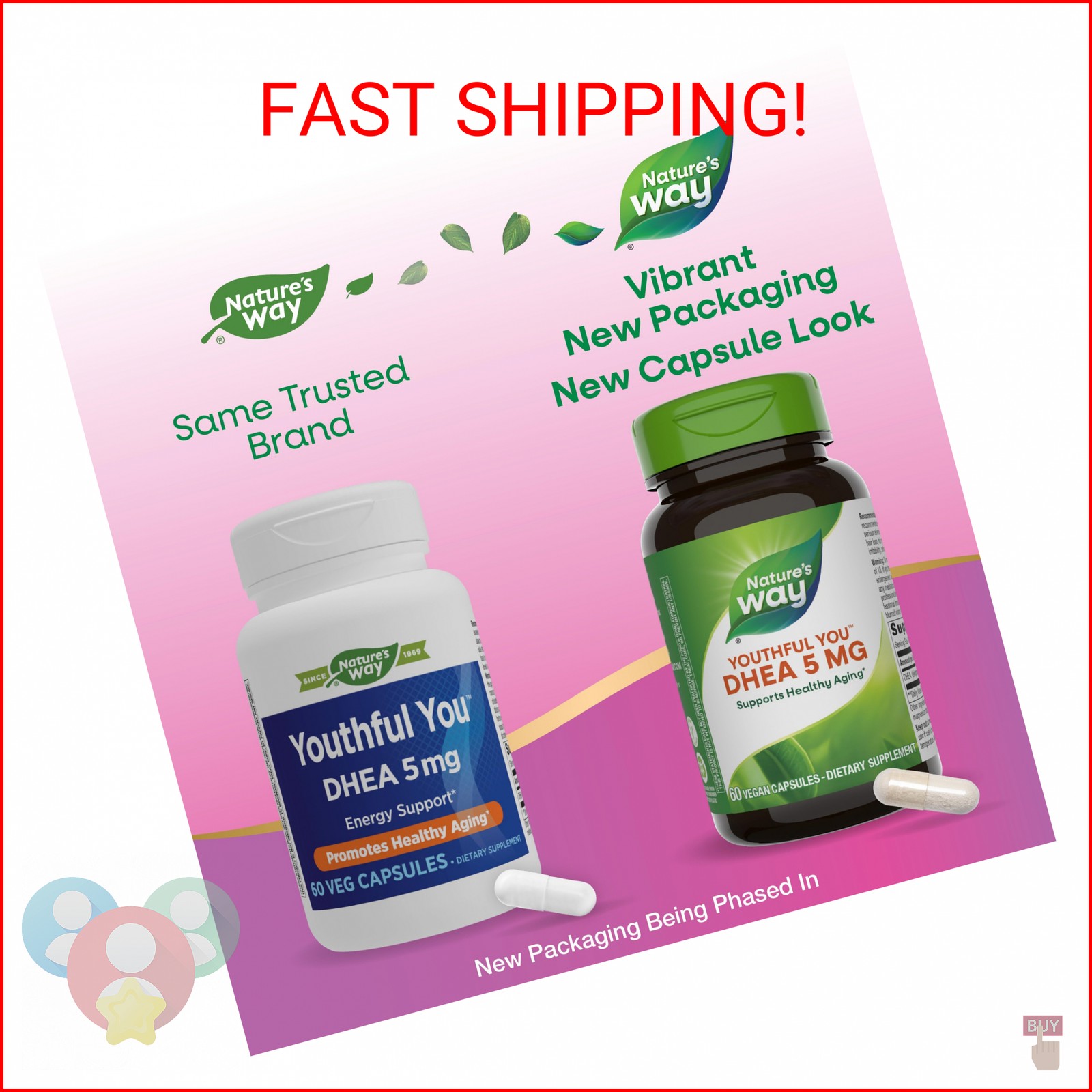 Nature’s Way Youthful You DHEA 5 Mg, Supports Healthy Aging & Hormone Production