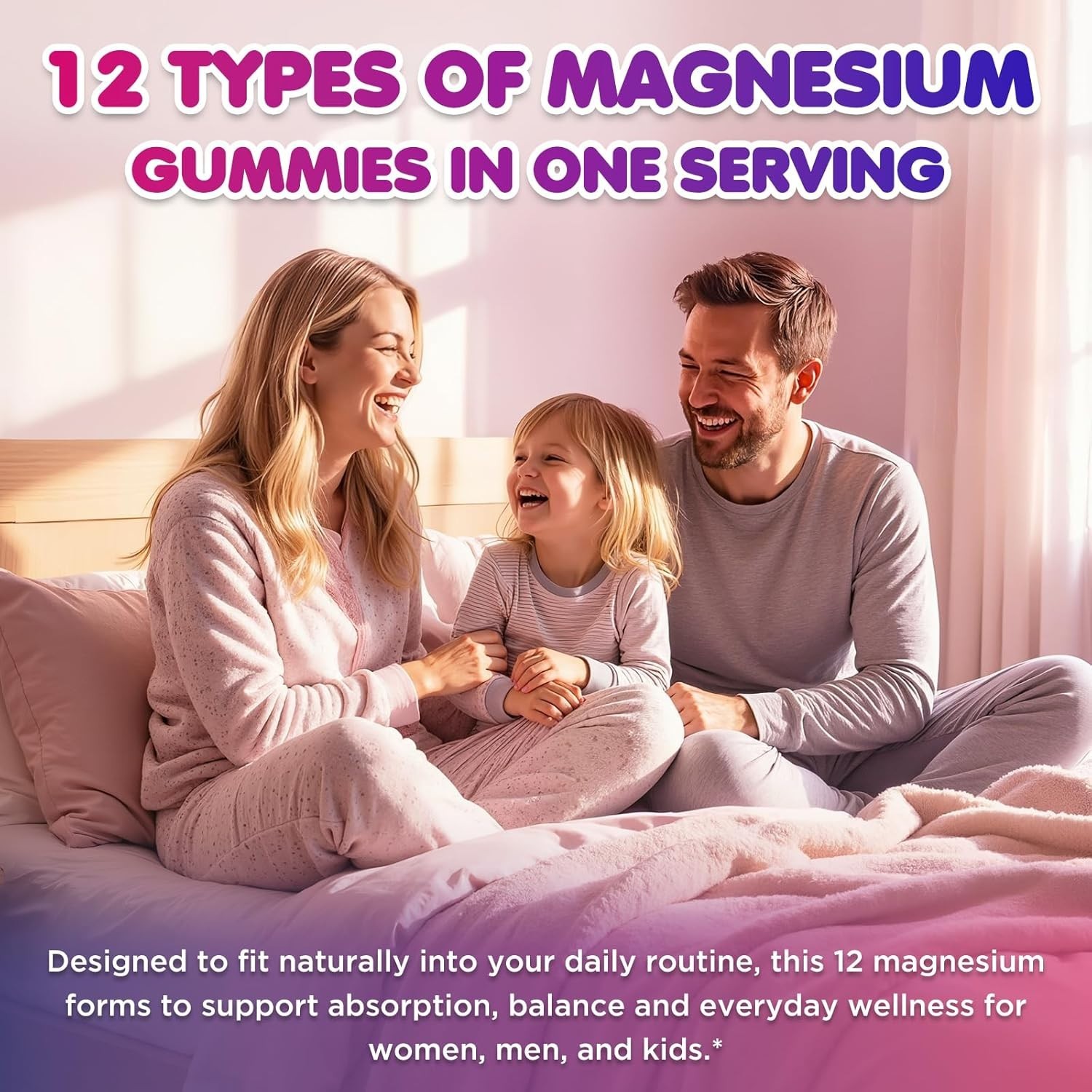 Magnesium Complex 12 in 1 Magnesium Gummies ~ 700mg ~ Glycinate, Citrate & More