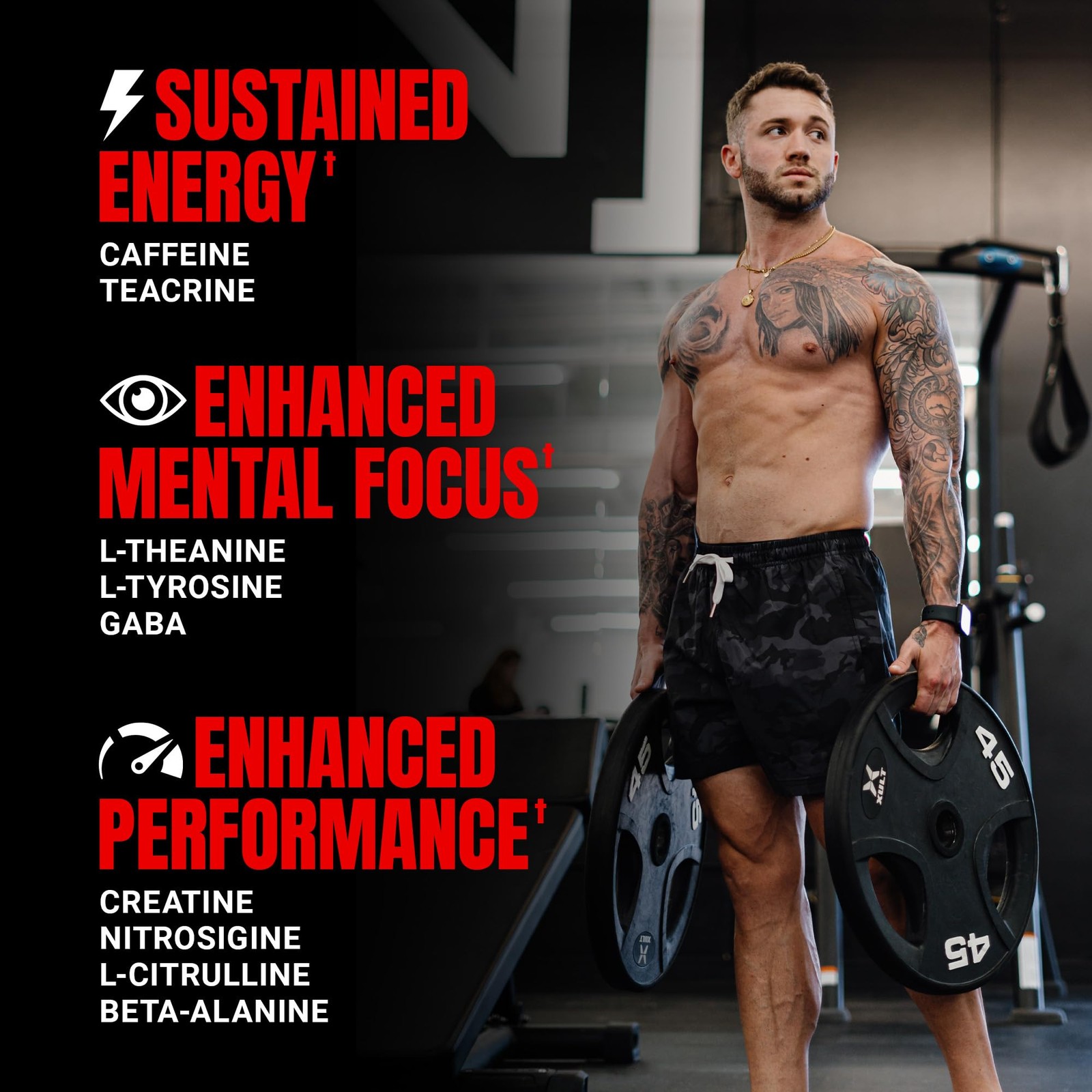 PROSUPPS Mr. Hyde Signature Pre Workout Powder with Creatine, Beta Alanine