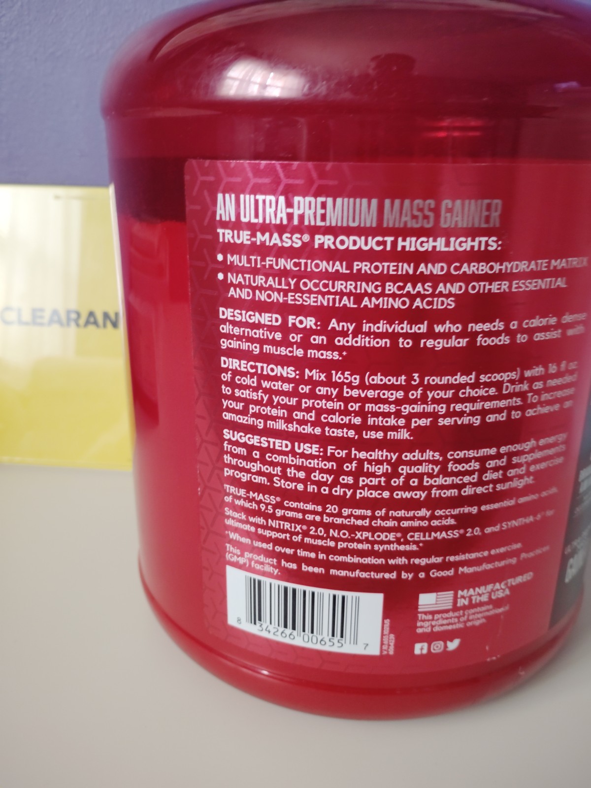 Trumass Ultra Premium Protein/Carb Matrix 46 G Per Serving