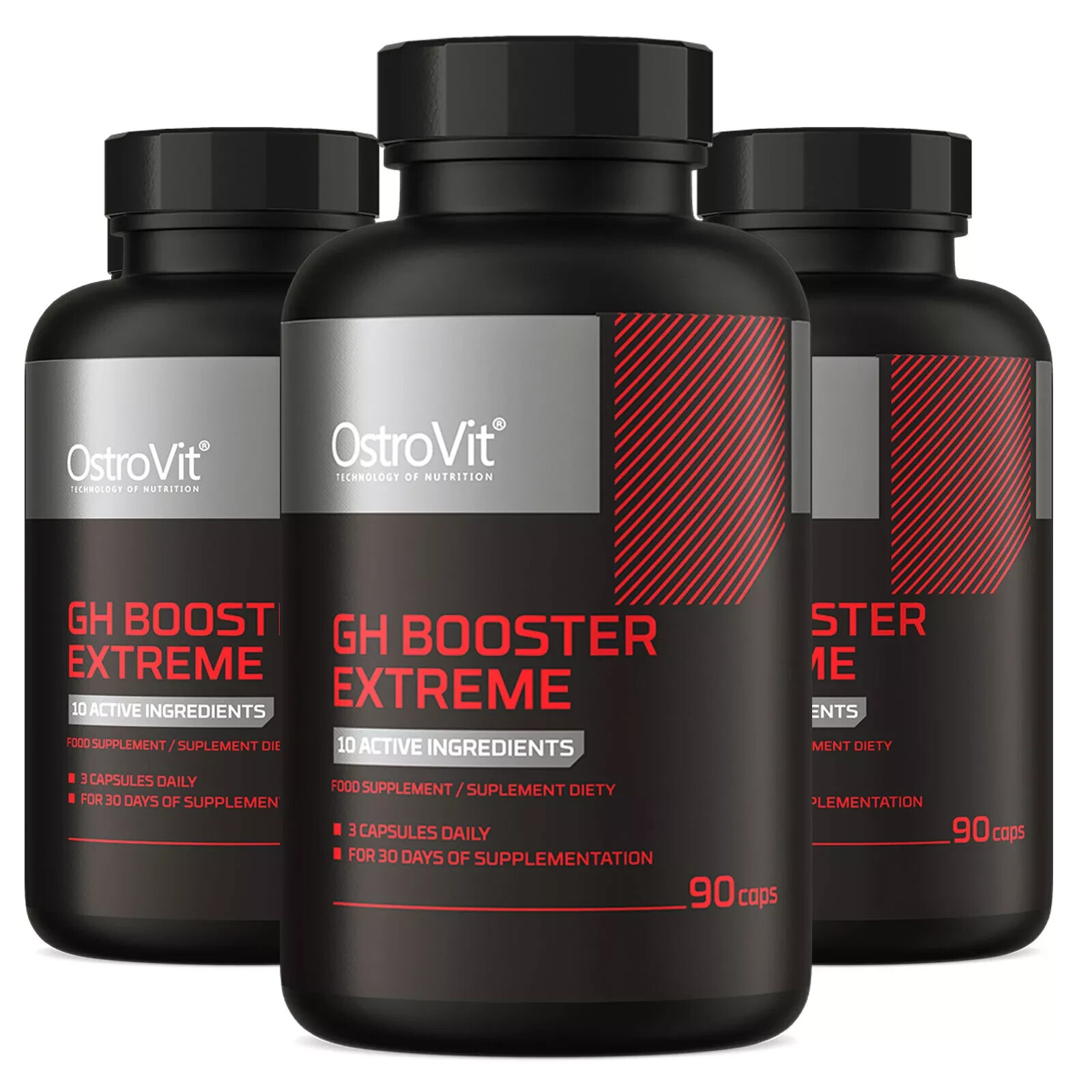 GH BOOSTER XTREME -10 powerful active ingredients to build muscle mass + TESTO