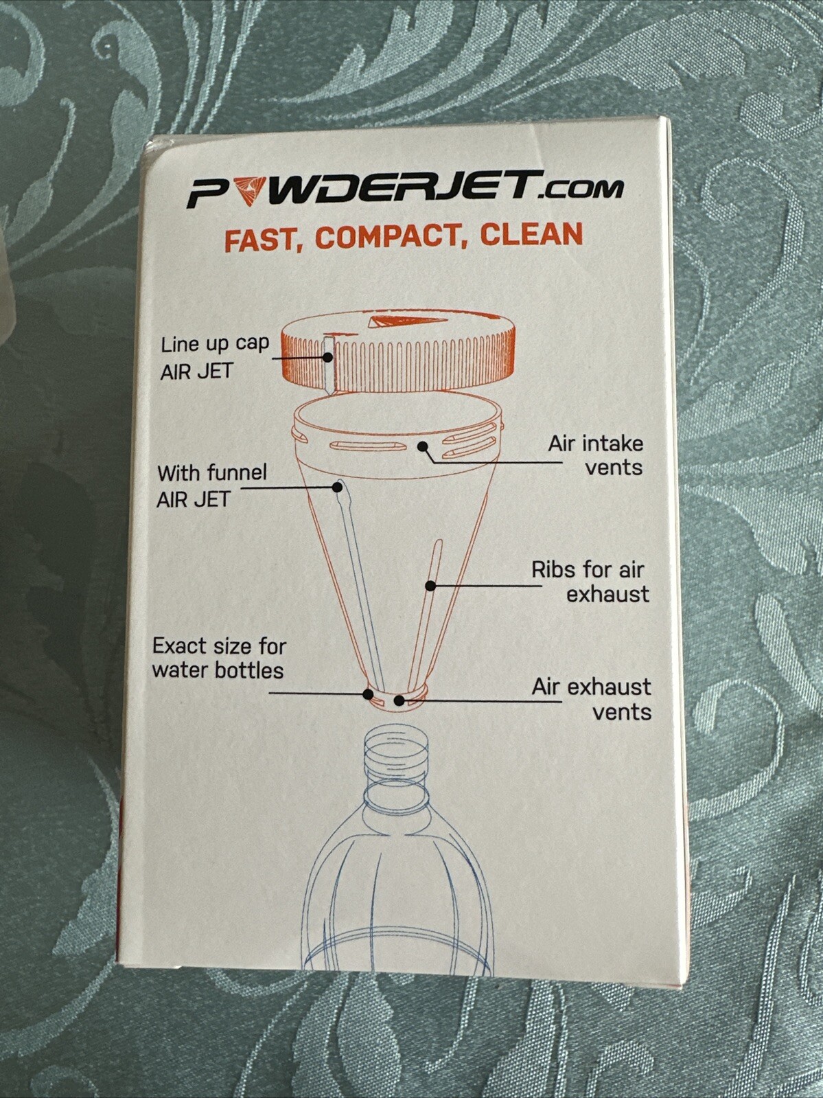 Powder Jet Funnel & Storage Container
