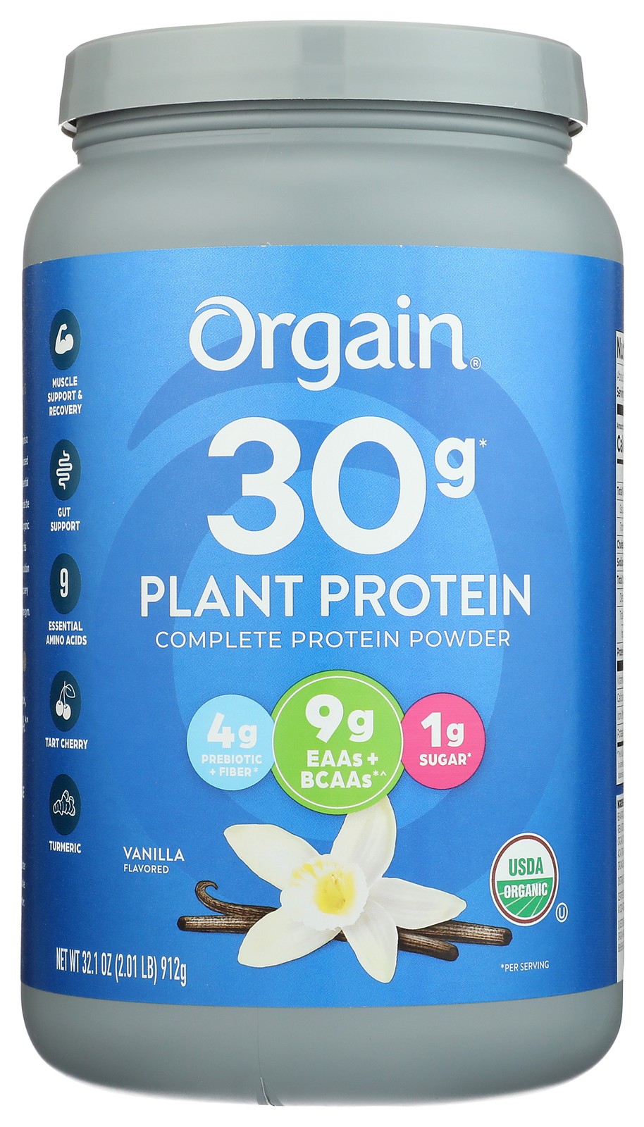 Orgain Vanilla Plant-Based Protein Powder 2.01 Lb 1 Pack