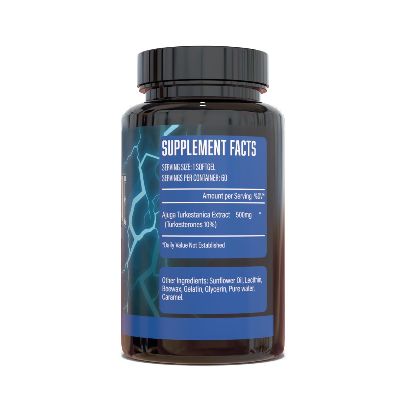 Turkesterone Supplement (500mg) Ajuga Turkestanica Extract, Improve Lean Muscle