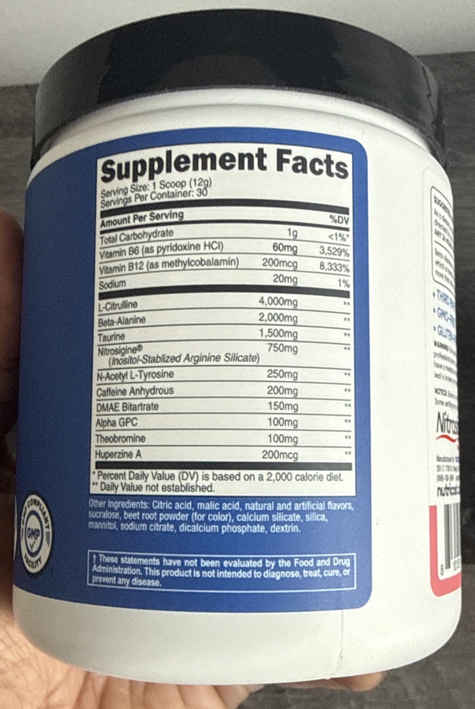 Nutricost Pre-Workout Complex Powder (Watermelon Candy) 30 Servings