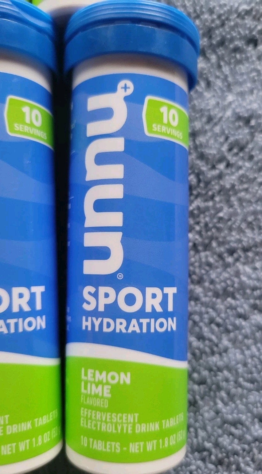 8ct, Nuun Sports Hydration Electrolyte Tablets, Lemon Lime -Exp. 01/2027