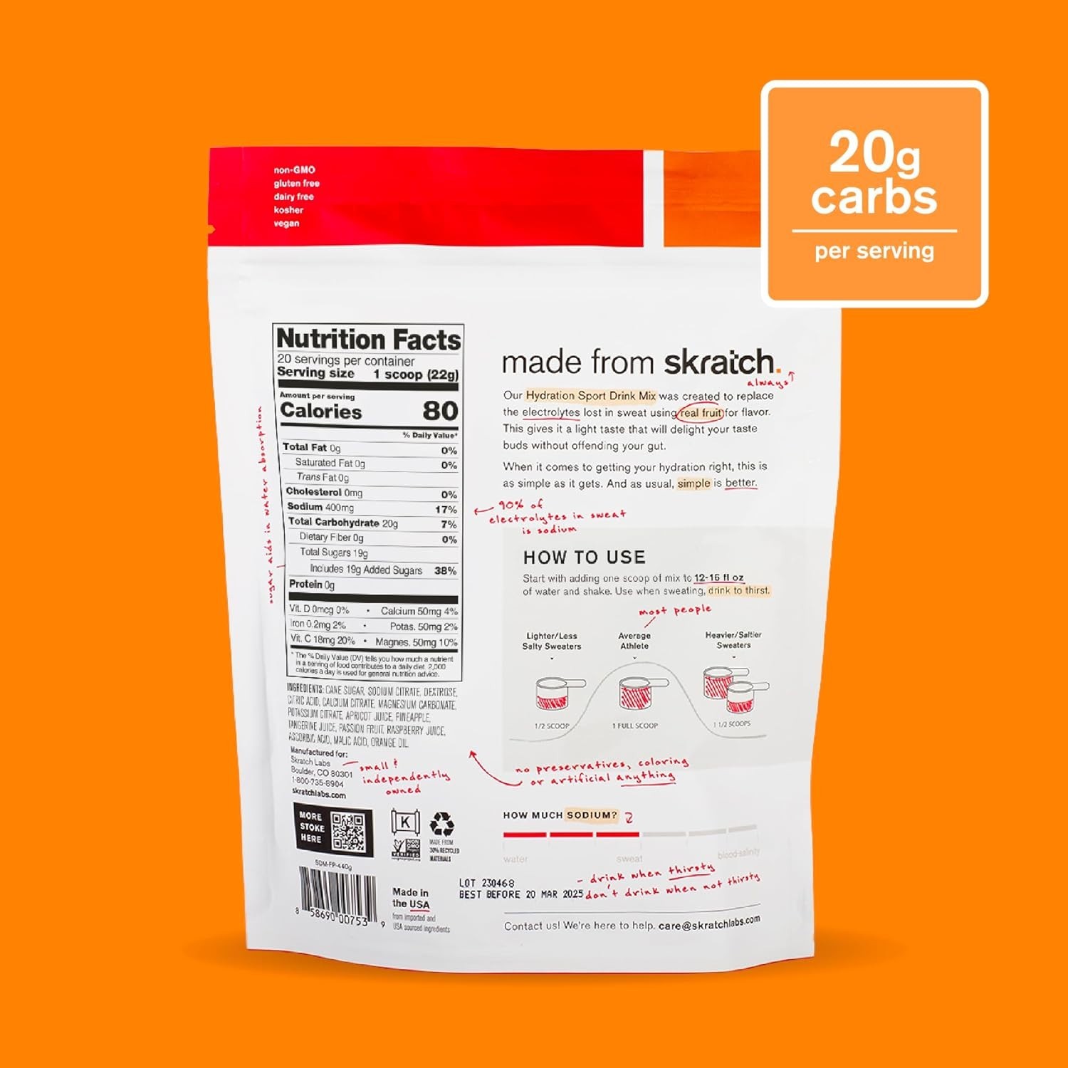 Electrolyte Drink Mix – Fruit Punch Flavor for Endurance & Hydration