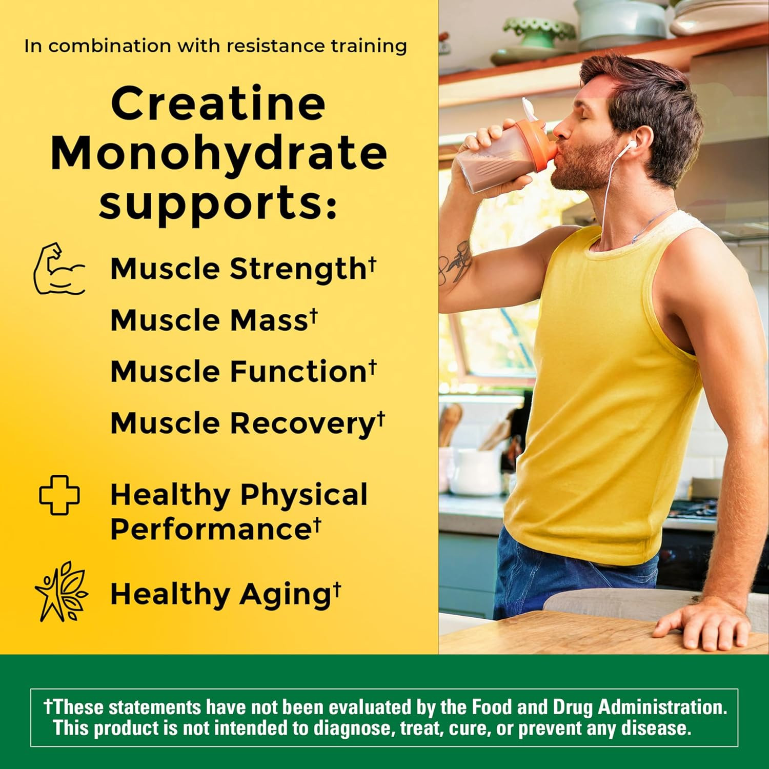 Nature Made Micronized Creatine Monohydrate Powder 450g Muscle Pack of 6 Bulk