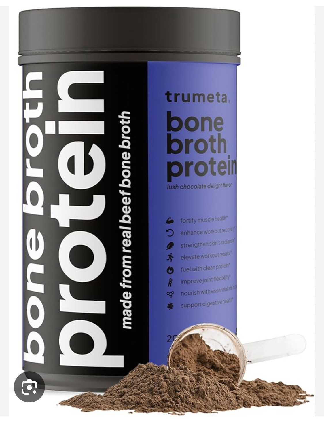 Beef Bone Broth Protein Powder – Purified Collagen Powder with 9 Amino Acids