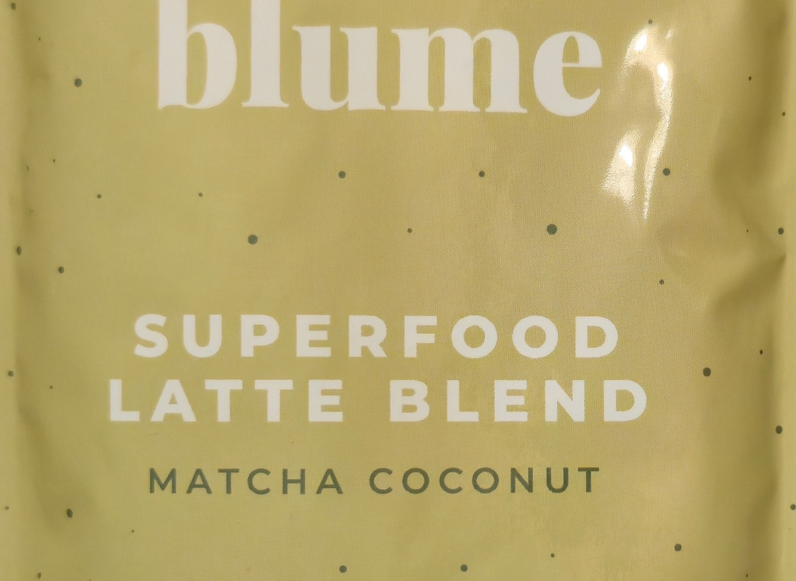 Blume SUPERFOOD LATTE BLEND 3.5 oz (25 Ser) Matcha Coconut Flavor BEST BY 08/26