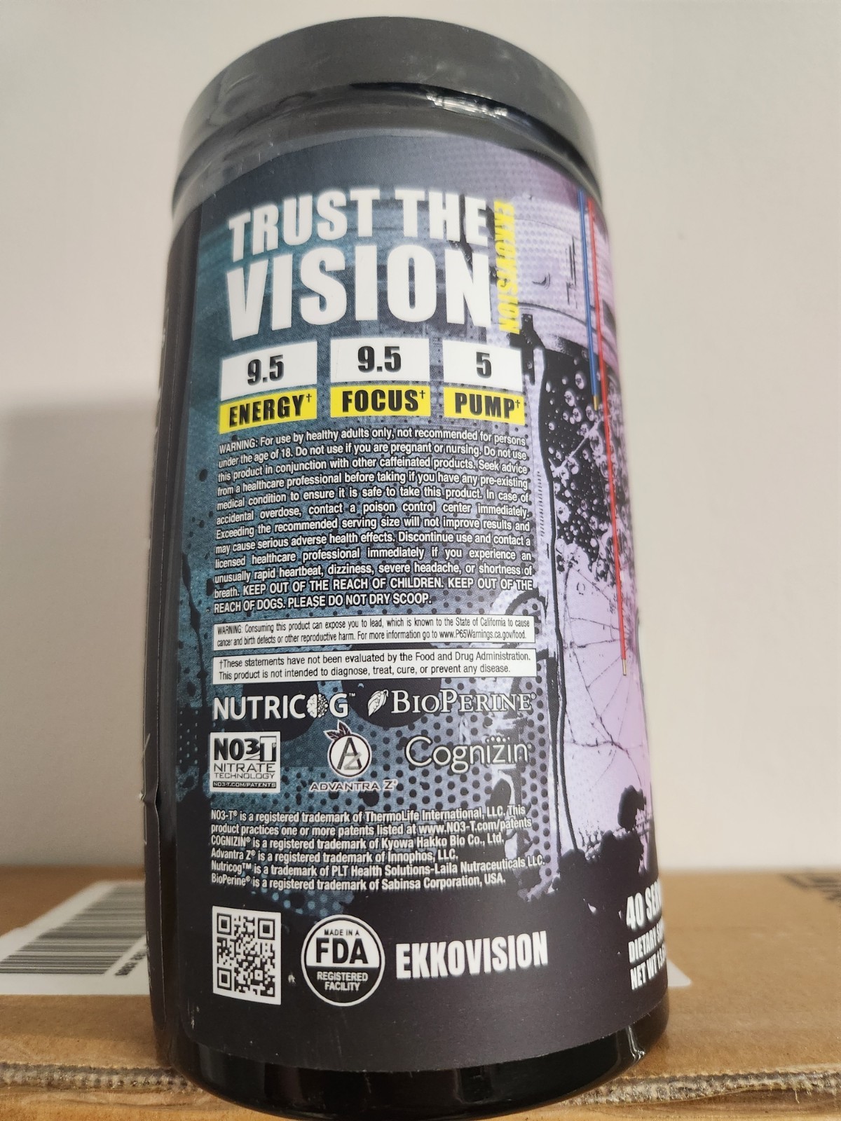 Ekkovision OPTISMAL V1 Pre Workout