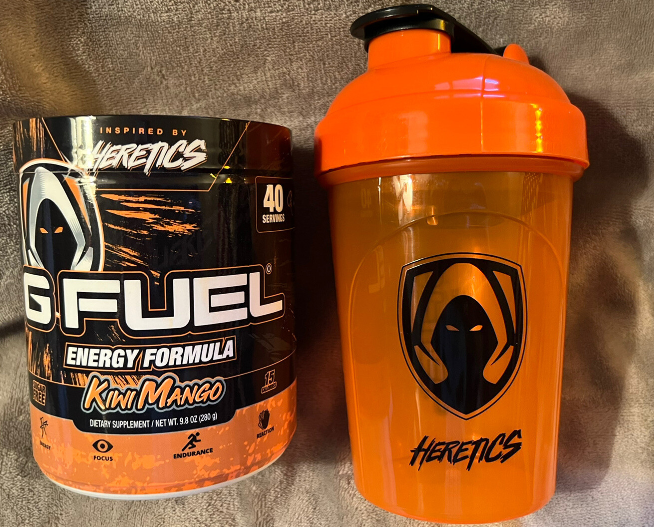 G Fuel Heretics Collectors Box Opened Tub Gfuel Kiwi Mango READ