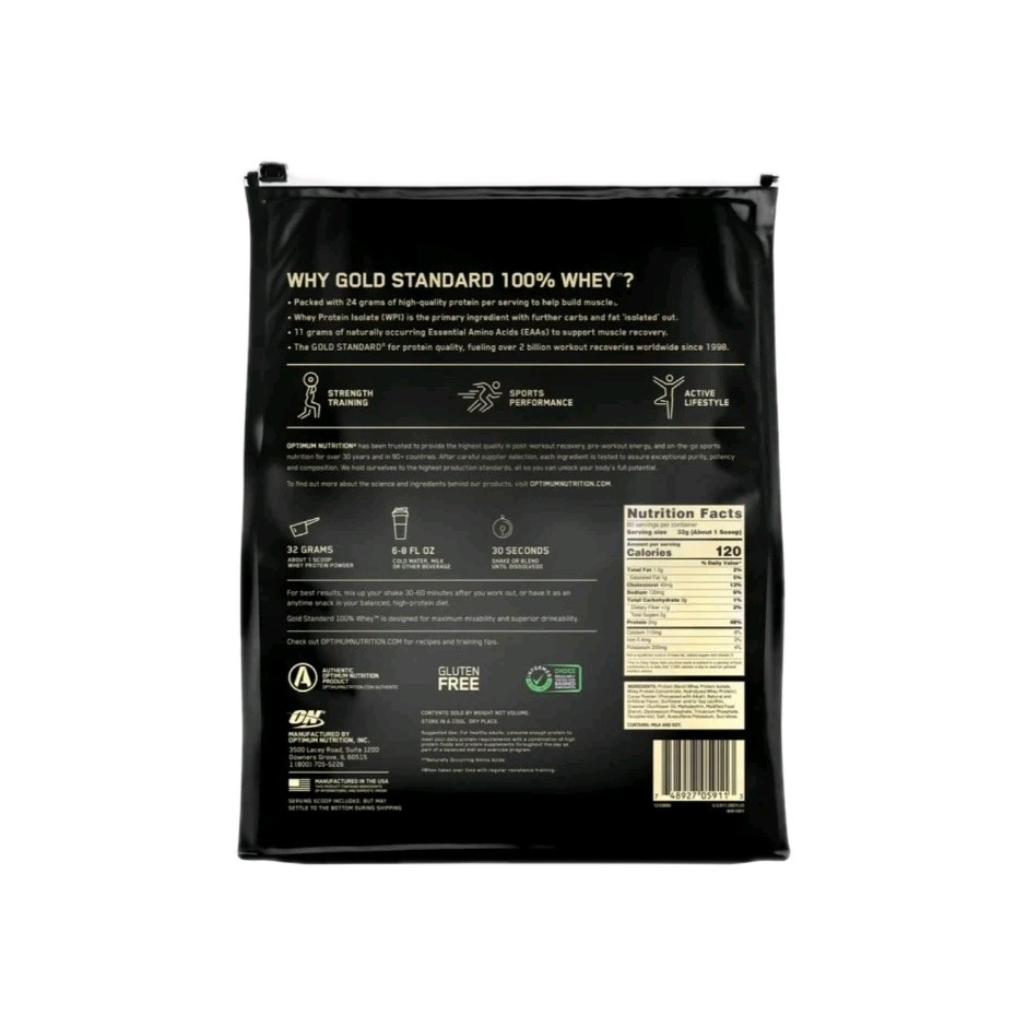 Optimum Nutrition Gold Standard 100% Whey Protein Extreme Milk Chocolate 5.64 lb