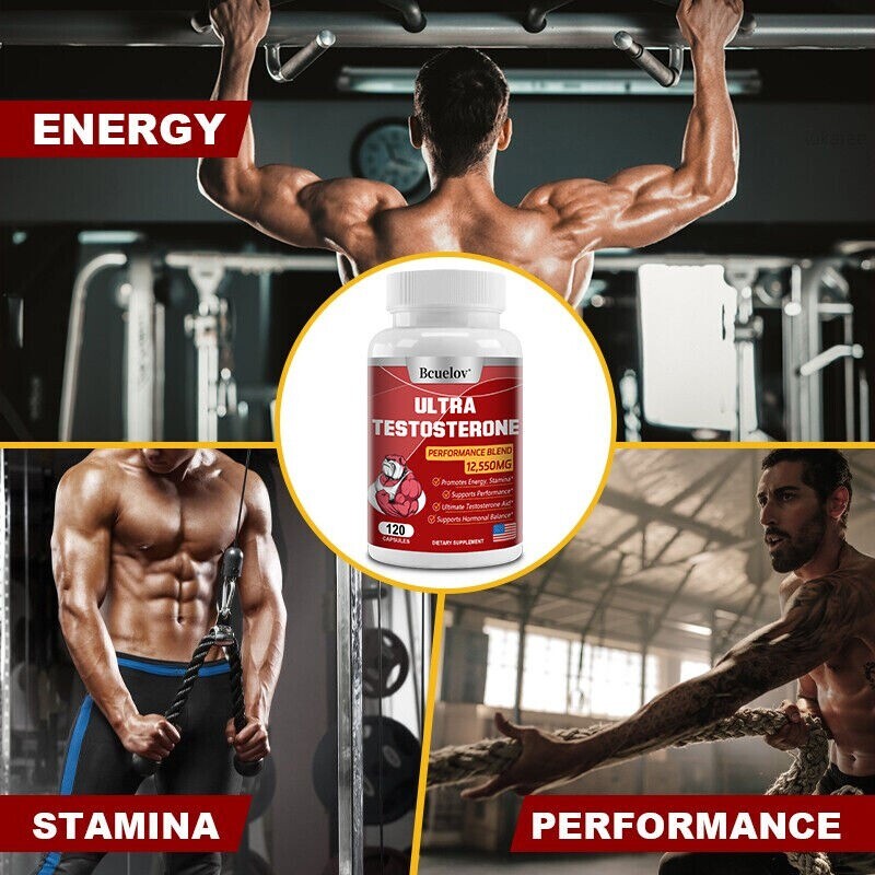 Tribulus Terrestris 120 Capsules 12550mg 95% Saponins Strong Testosteron Booster