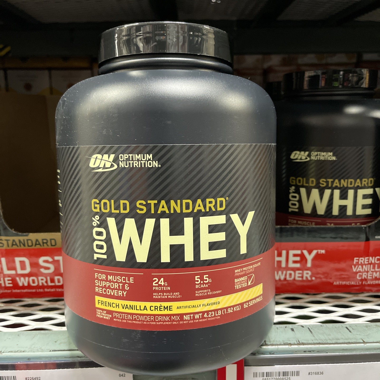 Optimum Gold Standard Whey Protein Powder (french Vanilla Cream )4.23LB/1.92kg