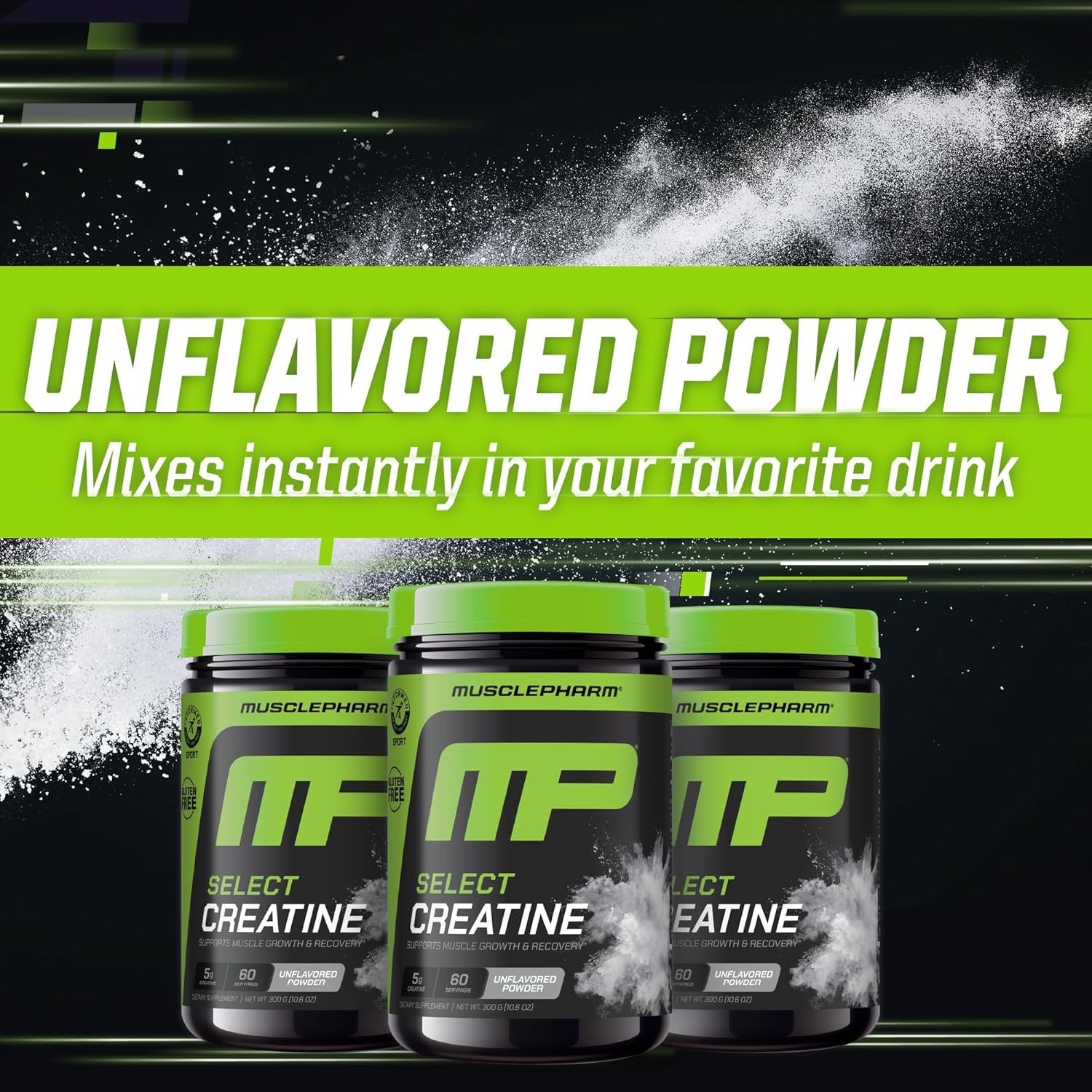 High-Performance Unflavored Creatine Monohydrate – 60 Servings for Peak Power