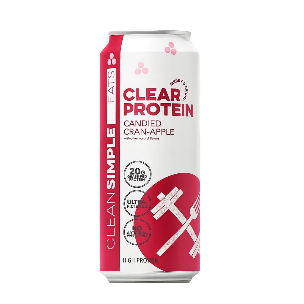 Clear Protein Water, 20G Grass Fed Whey Protein, Ultra Filtered, Light & Refresh