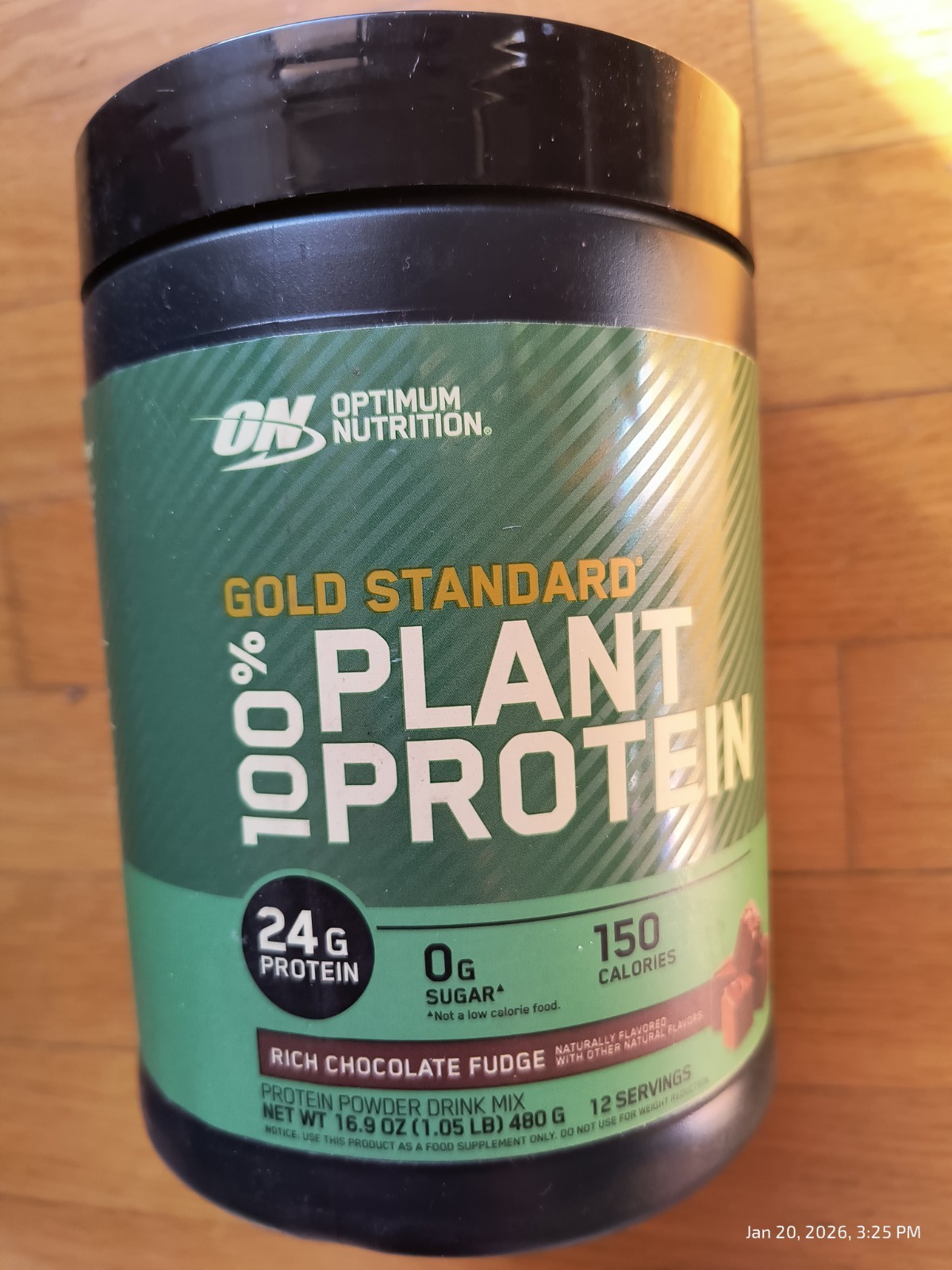 Optimum Nutrition Gold Standard Plant Protein Powder Chocolate Fudge 12 Servings