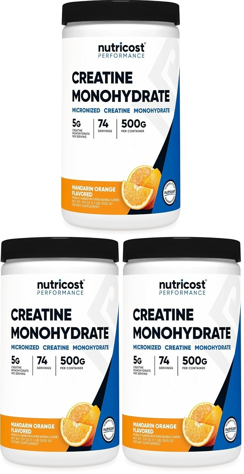 Nutricost Creatine Monohydrate Powder 500G | 100 Servings | Unflavored