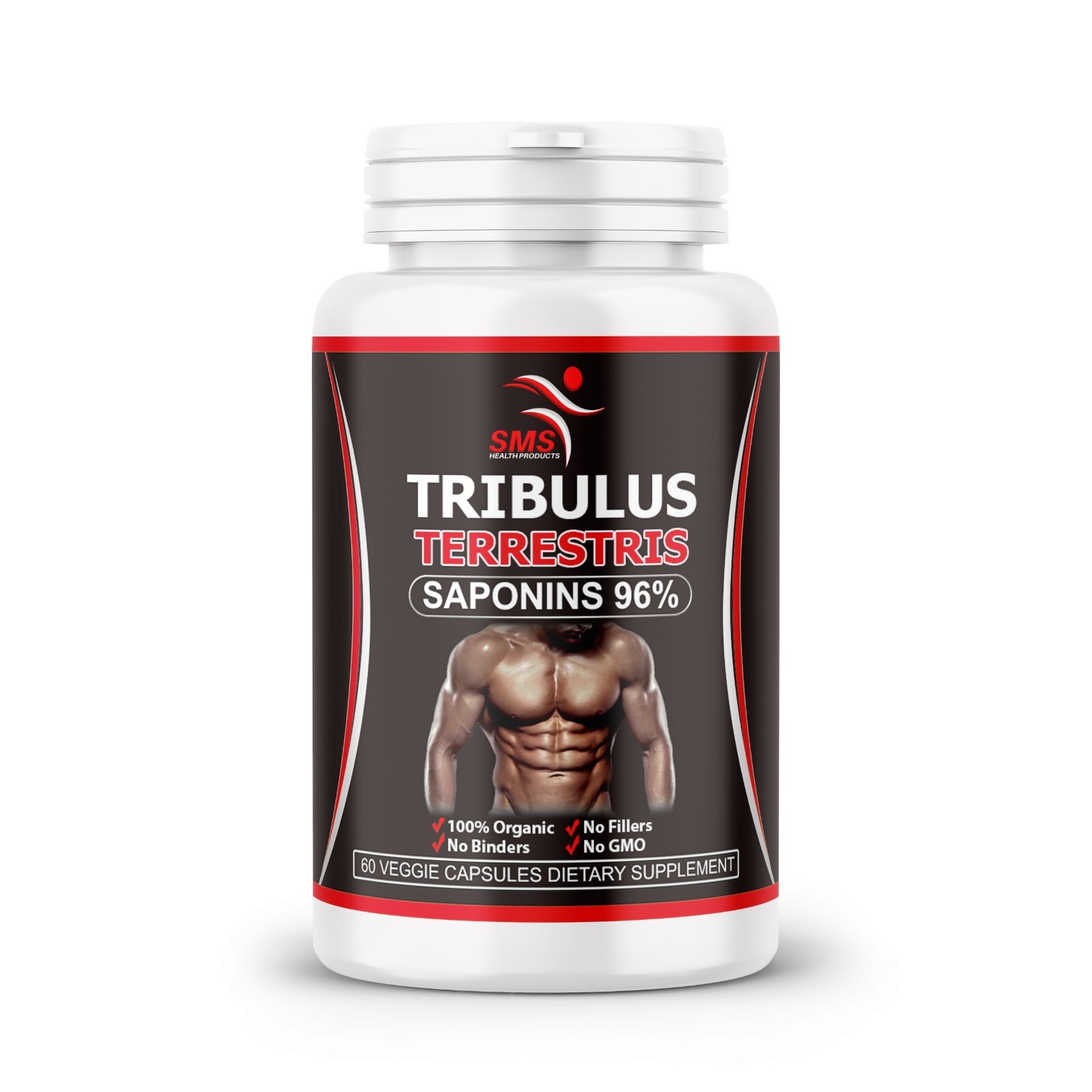 TRIBULUS TERRESTRIS 7500mg 96% SAPONINS BIG MUSCLE BODYBUILDING PILLS 120 CAPS