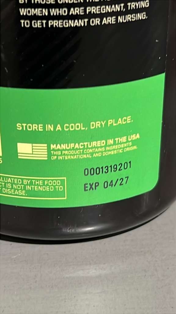 Optimum Nutrition BCAA 1000mg 400 Caps Exp 04/2027 Brand New Sealed
