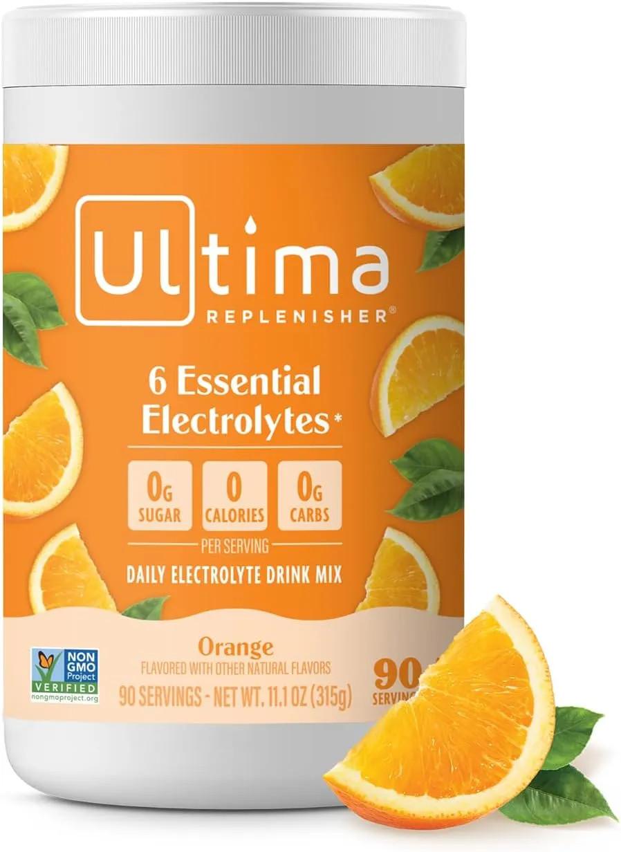 Ultima Replenisher Electrolyte Powder Drink Mix Passionfruit 90 Serving Canister