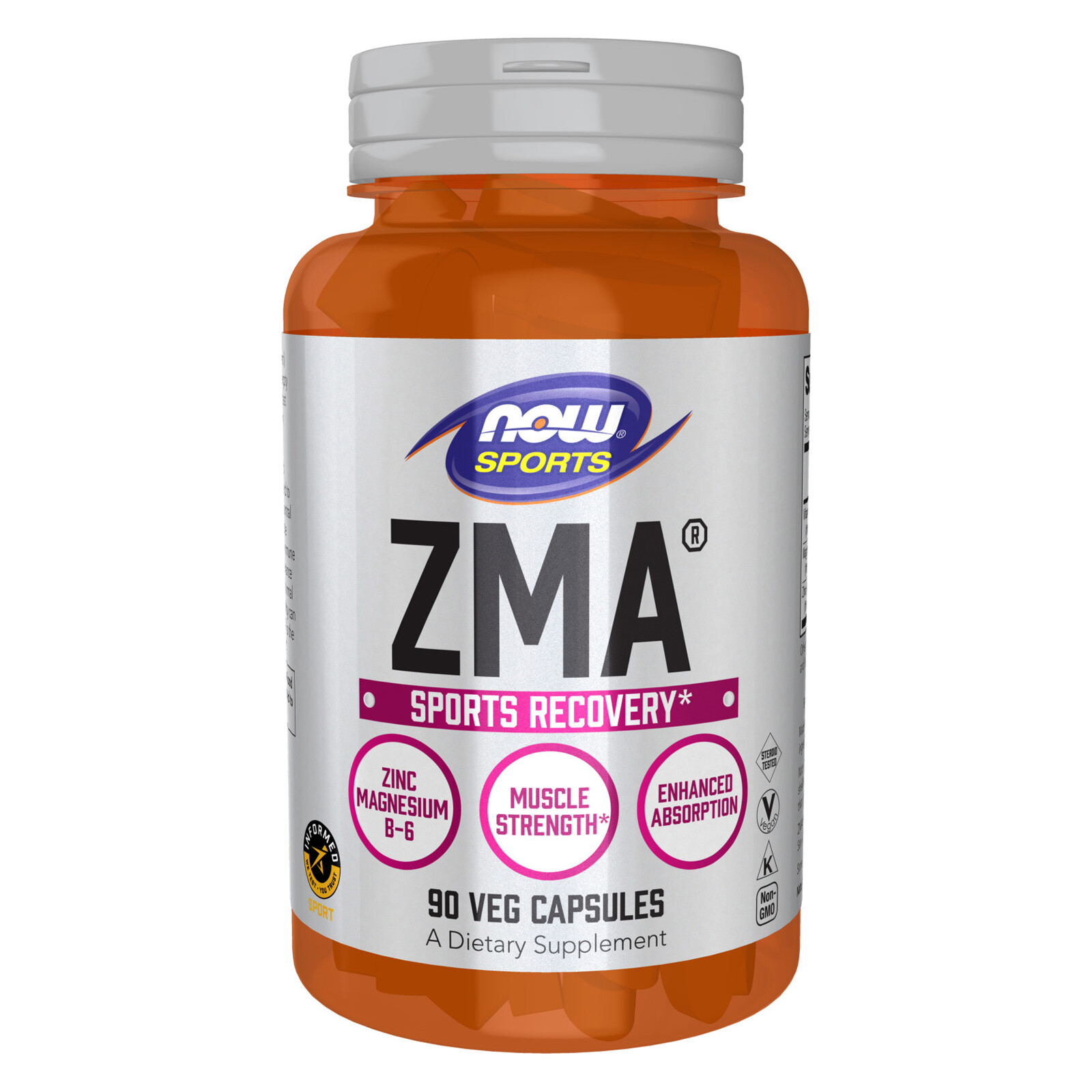 NOW FOODS ZMA 90 Veg Capsules