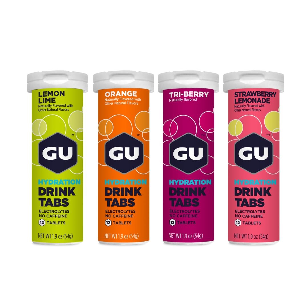 GU Energy Hydration Electrolyte Drink Tablets, Enhanced Endurance Sports Drin…