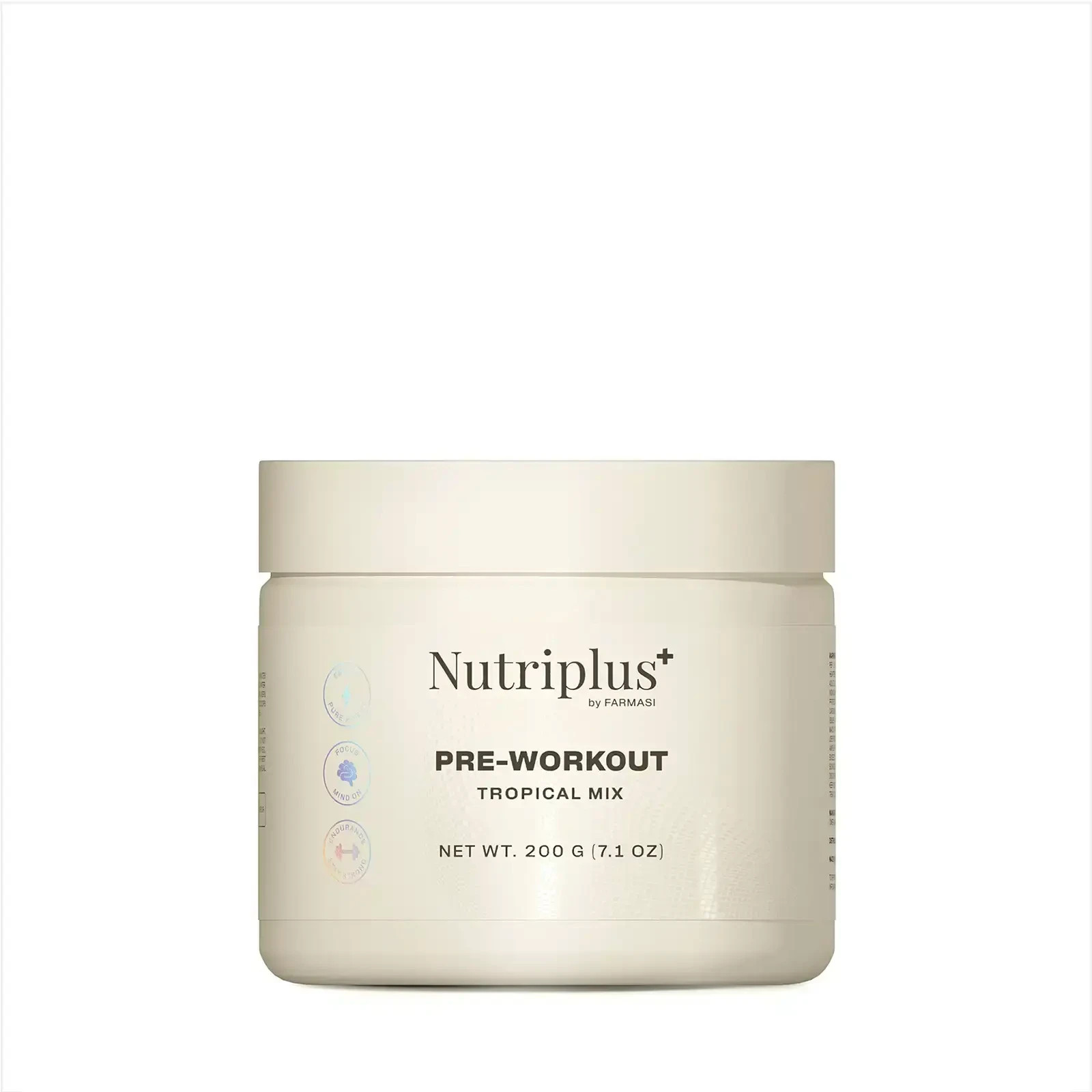 Farmasi Nutriplus+ Pre-Workout Powder Energy Support Dietary Supplement 200g