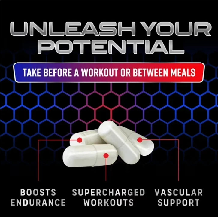 ( 2 pack ) Nitric Oxide Booster 3000mg L-Arginine 3X Extra Strength Capsules