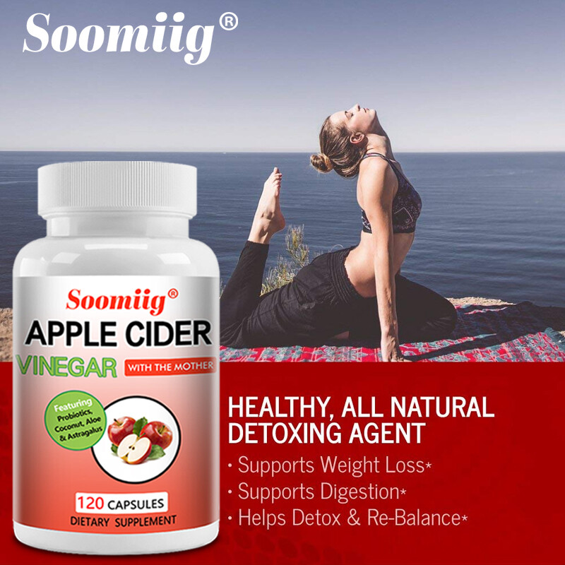 Apple Cider Vinegar – Contains Probiotics, Coconut, Aloe Vera Weight Loss Caps