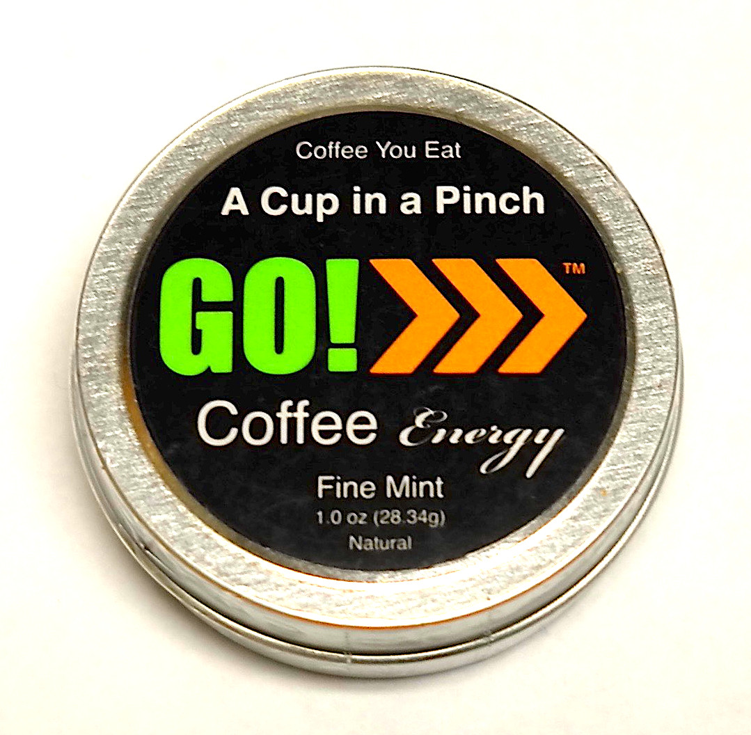 GO! Fine Mint 24 Tins Coffee Energy- Burn Fat – Coffee Chew – Coffee You Eat