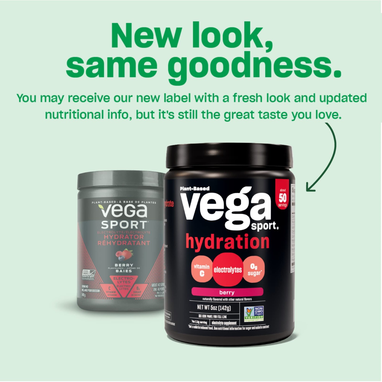 Vega Sport Hydration Electrolyte Powder, Berry – 5 Ounce (Pack of 1),