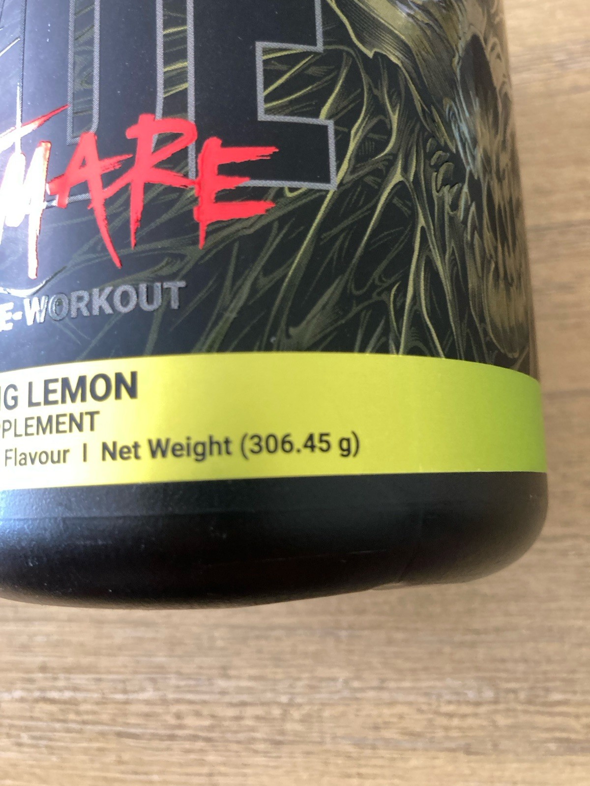 HYDE® Nightmare Intense Pre-Workout Lightning Lemon 30 Servings Exp: 06-2026