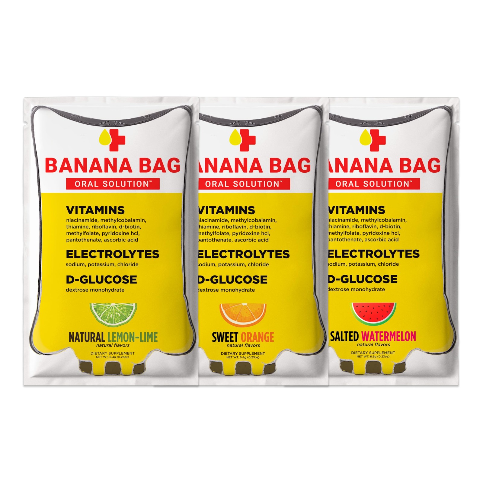 Banana Bag Oral Solution Packets Variety Pack 6Pk A Refreshing Blend Of