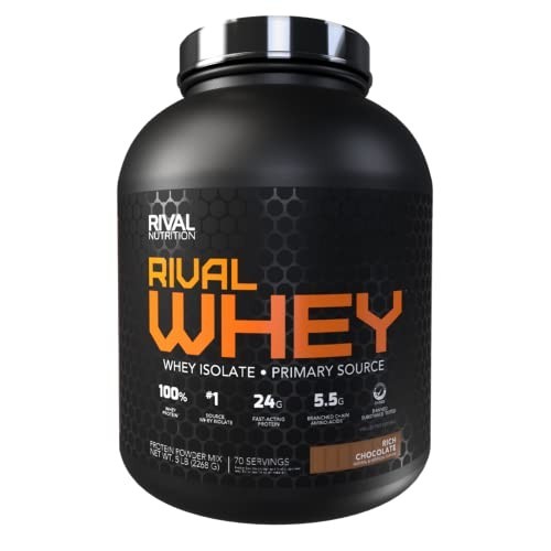 Rich Chocolate Whey Protein Powder 5lb – High Protein, Low Sugar, Muscle Gain