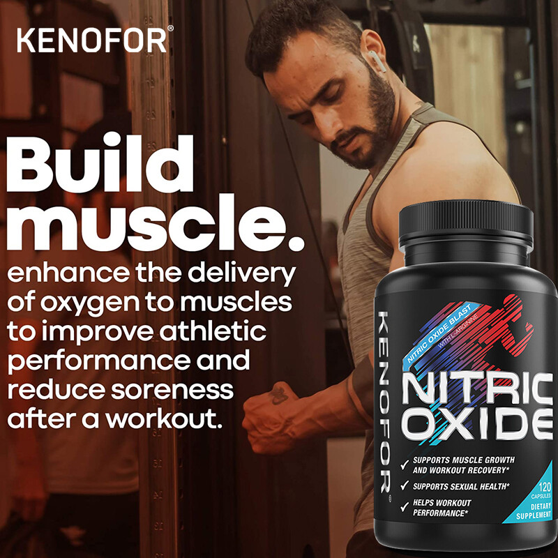 AAKG Nitric Oxide Booster ENHANCER Capsules Workout Pump L-Arginin TESTERONE NEW
