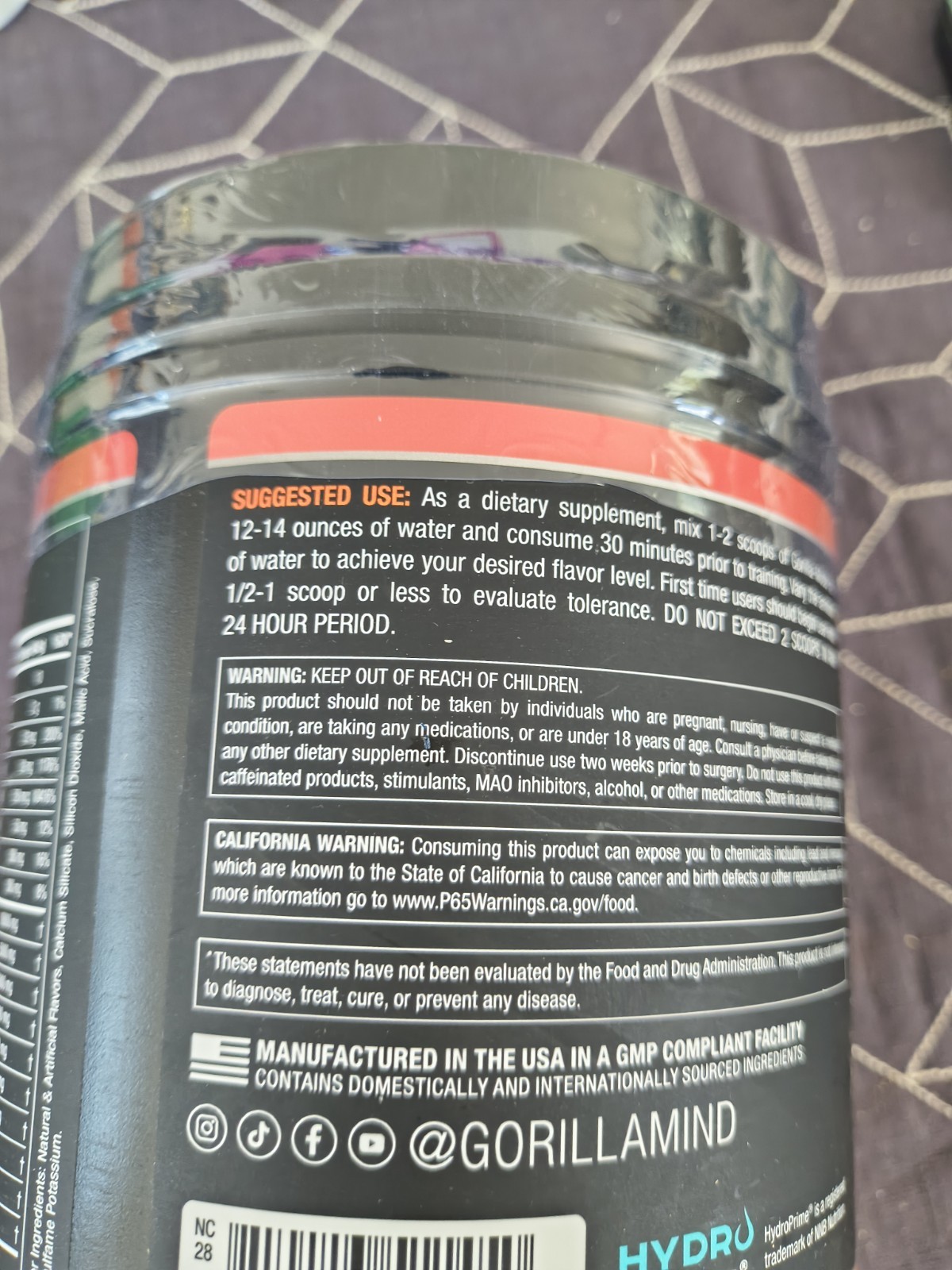 Gorilla Mode Pre-Workout White Gummy Bear 40 Servings Bb 12/31/26 Sealed