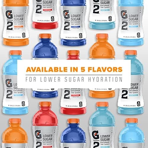 Gatorade G2 Thirst Quencher Sports Drink, Variety Pack, 20 Fl Oz (Pack of 12)