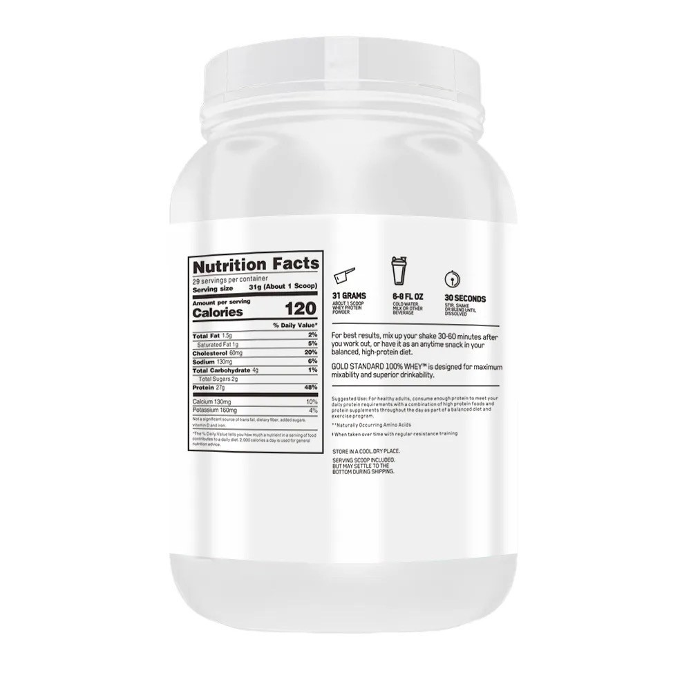 Whey Protein Powder Vanilla Drink Mass Gainer Body Building Muscle Supplement