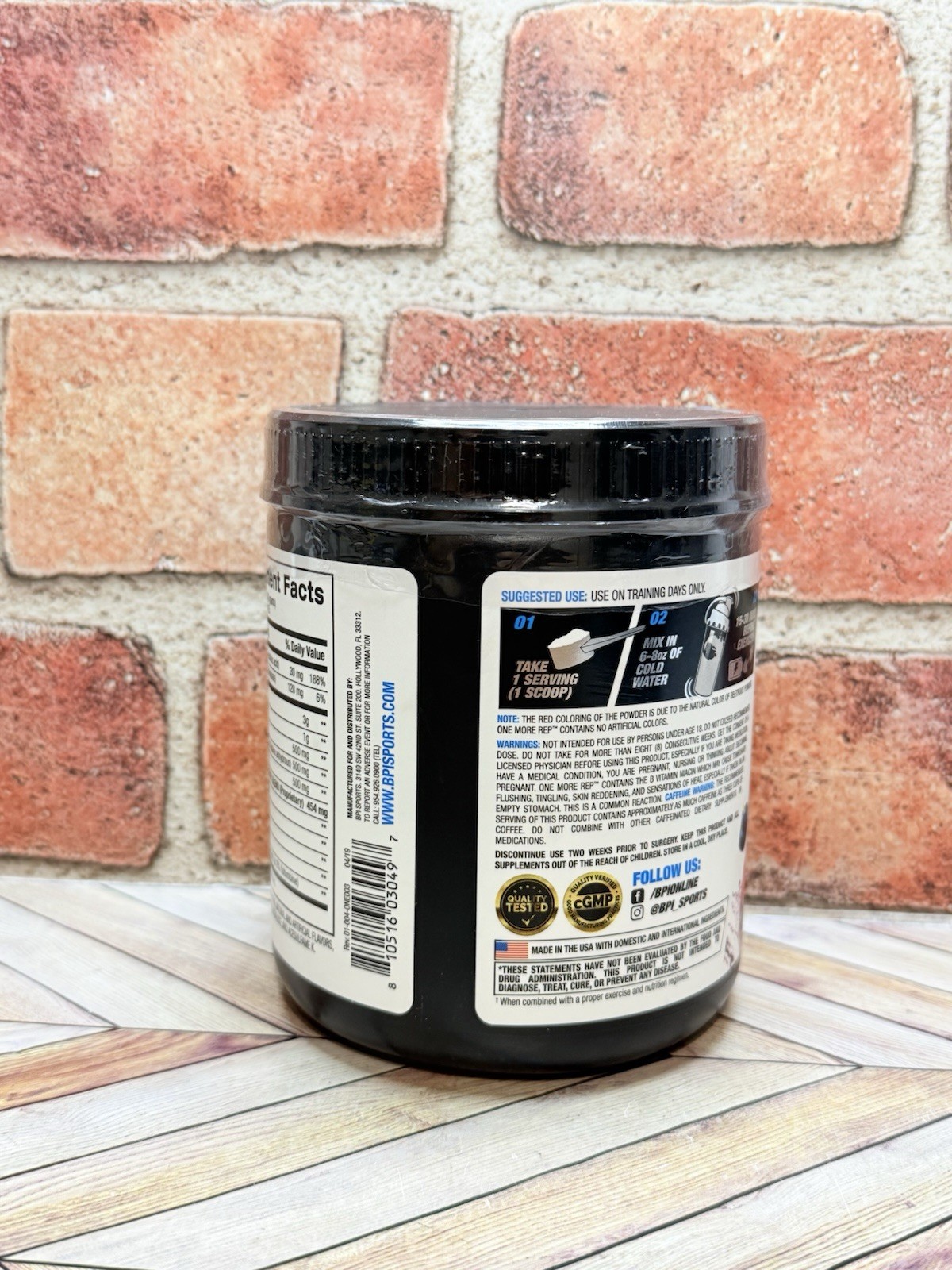 BPI Sports ONE MORE REP Berry Splash Legendary 1.M.R Perform 25 Serv EX: 5/27