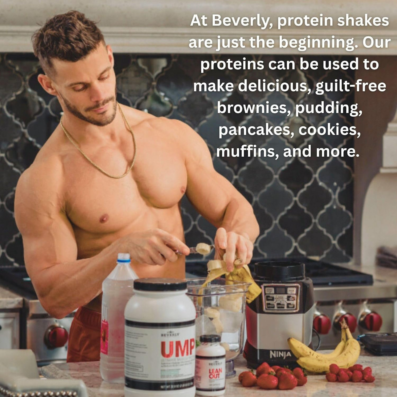 Beverly International UMP Ultimate Muscle Protein Powder Graham Cracker 930g 32o