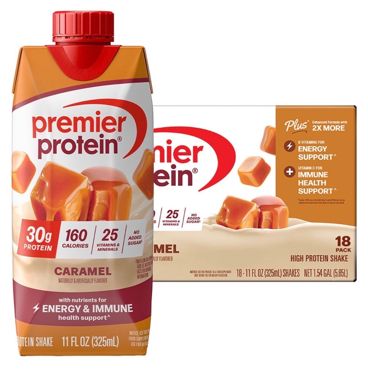Premier Protein 30g High Protein Shake, Caramel (11 fl. oz., 18 pk.)
