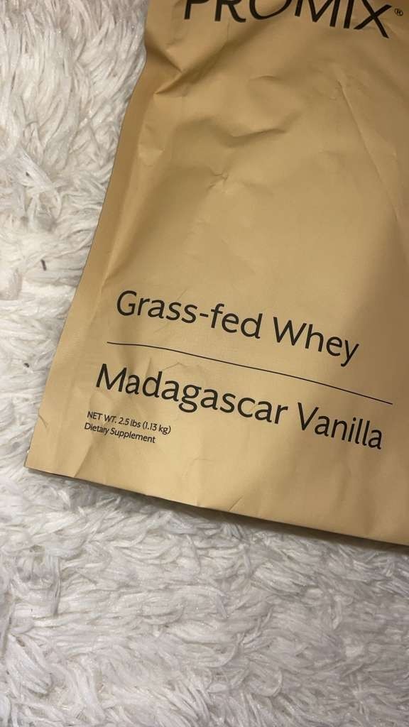 Promix Grass Fed Whey Protein Madagascar Vanilla 2.5lb Clean Protein